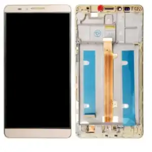 Huawei Uyumlu Mate 7 Lcd Ekran Dokunmatik Gold Çıtalı