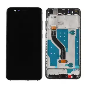 Huawei Uyumlu P10 Lite Lcd Ekran Dokunmatik Siyah Çıtalı