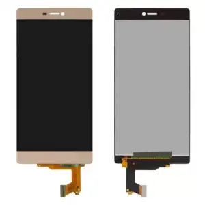 Huawei Uyumlu P8 Lcd Ekran Dokunmatik Gold Çıtasız