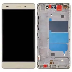 Huawei Uyumlu P8 Lite Lcd Ekran Dokunmatik Gold Çıtalı
