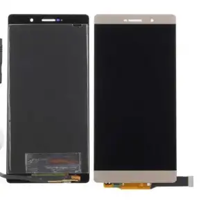 Huawei Uyumlu P8 Max Lcd Ekran Dokunmatik Gold Çıtasız