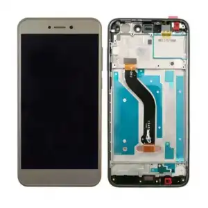 Huawei Uyumlu P9 Lite 2017 Lcd Ekran Dokunmatik Gold Çıtalı