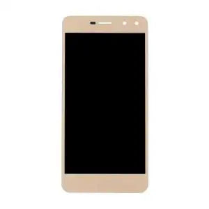 Huawei Uyumlu Y6 2017 Lcd Ekran Dokunmatik Gold Çıtasız