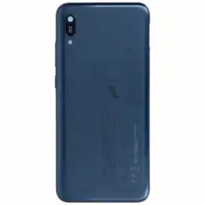 Huawei Uyumlu Y6 2019 Kasa Kapak Mavi Home Tuş Yeri Açık