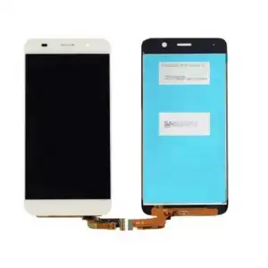 Huawei Uyumlu Y6 Lcd Ekran Dokunmatik Gold Çıtasız