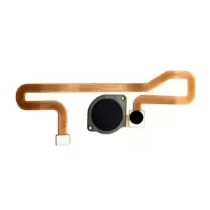 Huawei Uyumlu Y6 Prime 2018 Home Parmak Okuyucu Filmi Flex Siyah