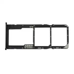Huawei Uyumlu Y6 Prime 2018 Sim Kart Tepsisi Siyah