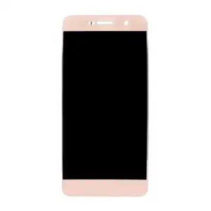 Huawei Uyumlu Y6 Pro Lcd Ekran Dokunmatik Gold Çıtasız