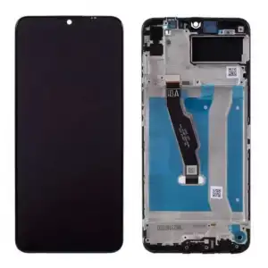 Huawei Uyumlu Y6P Lcd Ekran Dokunmatik Siyah Çıtalı