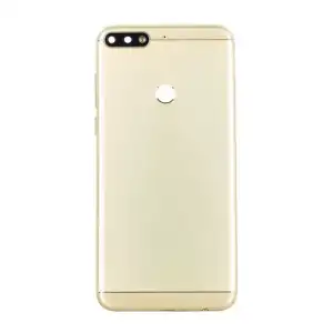 Huawei Uyumlu Y7 Prime 2018 Kasa Kapak Gold Home Tuş Yeri Açık