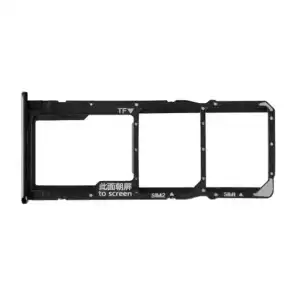 Huawei Uyumlu Y9 2019 Sim Kart Tepsisi Siyah