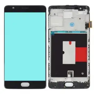 OnePlus Uyumlu 3 Lcd Ekran Dokunmatik Siyah Çıtalı