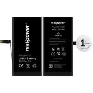 Realpower Apple Uyumlu iPhone 14 Yüksek Kapasiteli Batarya