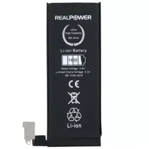 Realpower Apple Uyumlu iPhone 4 Yüksek Kapasiteli Batarya 1430Mah