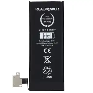 Realpower Apple Uyumlu iPhone 4S Yüksek Kapasiteli Batarya 1430Mah