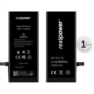 Realpower Apple Uyumlu iPhone 7 Yüksek Kapasiteli Batarya 2350Mah
