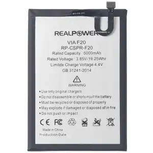 Realpower Casper Uyumlu Via F20 Batarya 5000Mah