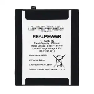 Realpower Casper Uyumlu Via M1 Batarya 3000Mah