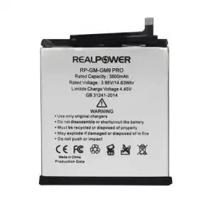 Realpower General Mobile Uyumlu Discovery Gm9 Batarya 3800Mah