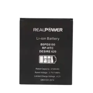 Realpower HTC Uyumlu Desire 620 Batarya 2100Mah