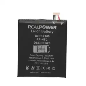 Realpower HTC Uyumlu Desire 626 Batarya 2000Mah