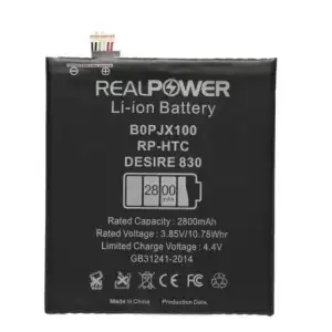 Realpower HTC Uyumlu Desire 830 Batarya 2800Mah
