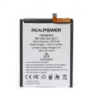 Realpower Huawei Uyumlu G9 Plus Batarya 3570Mah