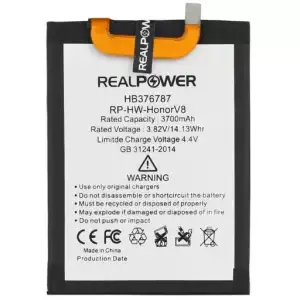 Realpower Huawei Uyumlu Honor V8 Batarya 3700Mah