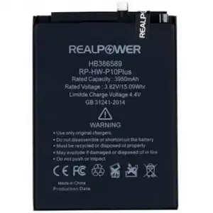 Realpower Huawei Uyumlu Mate 20 Lite Batarya 3950Mah