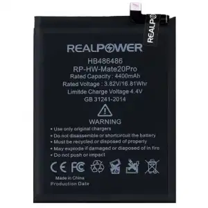 Realpower Huawei Uyumlu Mate 20 Pro Batarya 4400Mah