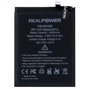 Realpower Huawei Uyumlu Mate 20 Rs Batarya 4400Mah