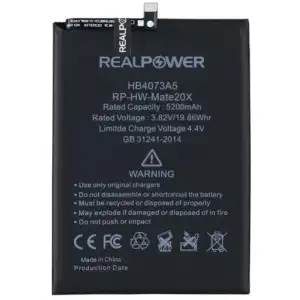 Realpower Huawei Uyumlu Mate 20X Batarya 5200Mah
