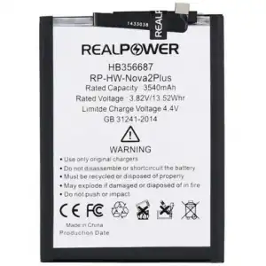 Realpower Huawei Uyumlu Nova 4E Batarya 3540Mah