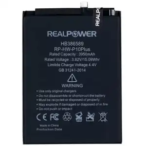 Realpower Huawei Uyumlu P10 Plus Batarya 3950Mah