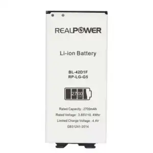 Realpower LG Uyumlu G5 H850 Batarya Pil