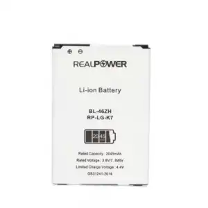 Realpower LG Uyumlu K7 K330 Batarya 2045Mah