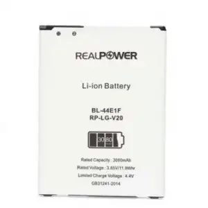 Realpower LG Uyumlu Stylus 3 M400 Batarya