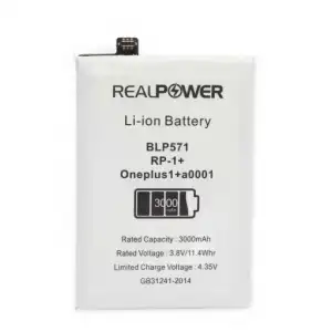 Realpower OnePlus Uyumlu 1 Batarya 3000Mah