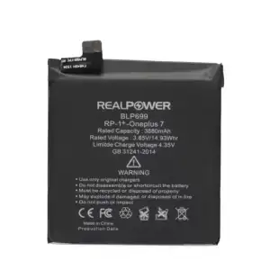 Realpower OnePlus Uyumlu 7 Batarya 3880Mah