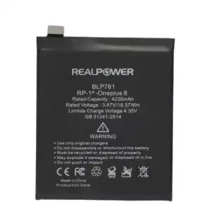 Realpower OnePlus Uyumlu 8 Batarya 4230Mah