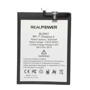 Realpower OnePlus Uyumlu X Batarya 2525Mah