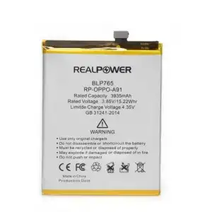 Realpower Oppo Uyumlu A91 Batarya 3935Mah