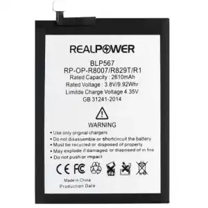 Realpower Oppo Uyumlu R1 Batarya 2610Mah