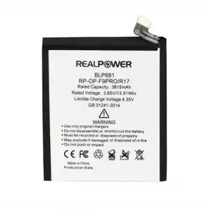 Realpower Oppo Uyumlu R17 Batarya 3615Mah
