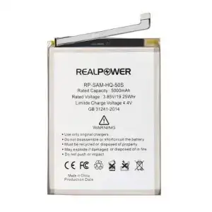 Realpower Samsung Uyumlu Galaxy A02S Batarya 5000Mah