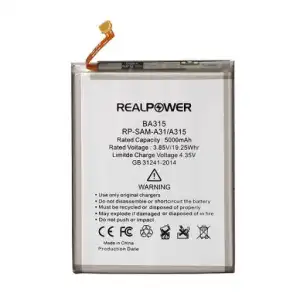 Realpower Samsung Uyumlu Galaxy A22 A225 Batarya 5000Mah
