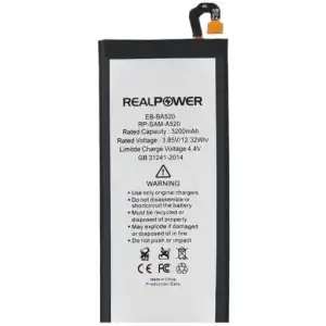 Realpower Samsung Uyumlu Galaxy A5 2017 A520 Batarya 3200Mah
