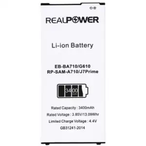 Realpower Samsung Uyumlu Galaxy A7 2016 A710 Batarya 3400Mah