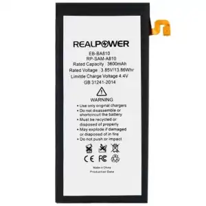 Realpower Samsung Uyumlu Galaxy A8 2016 A810 Batarya 3600Mah