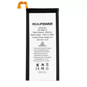 Realpower Samsung Uyumlu Galaxy C5 C5000 Batarya 2800Mah